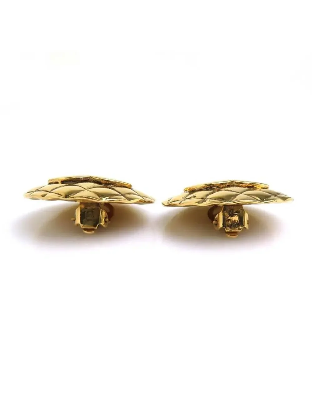 Auth Chanel Cc Logo Clip On Earrings #302711C28B